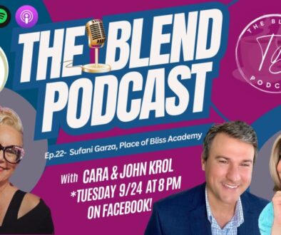 Sufani Garza on The Blend Podcast with Cara & John Krol