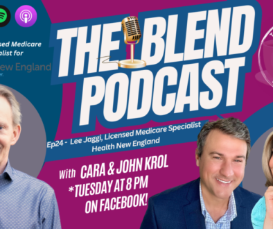 Lee Jaggi, Health New England, John & Cara Krol, The Blend Podcast ep24